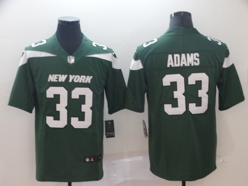 Men's New York Jets Jamal Adams #33 Green Game jersey