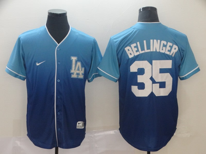 Men's Los Angeles Dodgers Cody Bellinger #35 Blue Game jersey