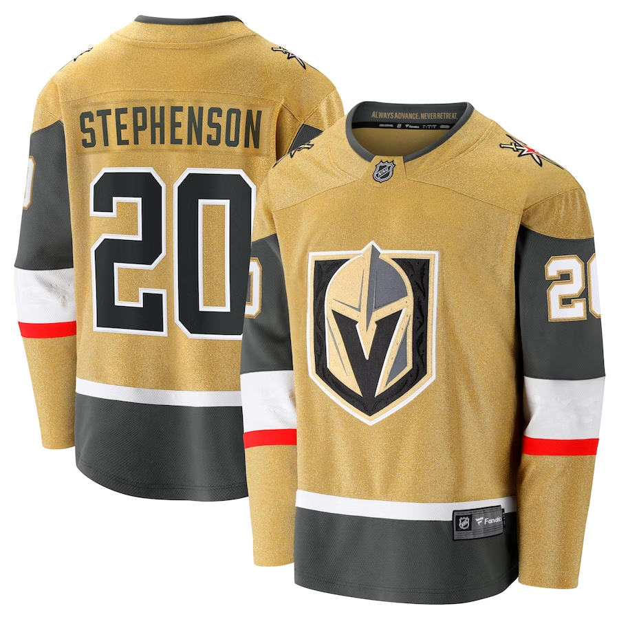 Men's Vegas Golden Knights Chandler Stephenson #20 Gold Home Breakaway jersey