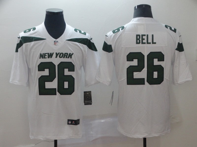 Men's New York Jets Le'Veon Bell #26 White Game jersey