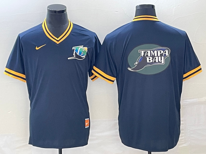 Men's Tampa Bay Rays Navy Replica Team jersey