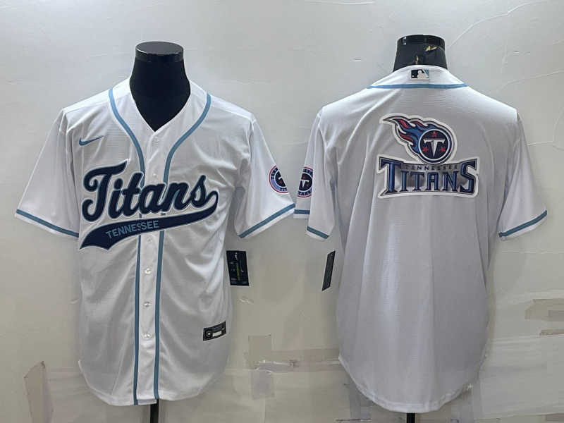 Men's Tennessee Titans White Fashion jersey