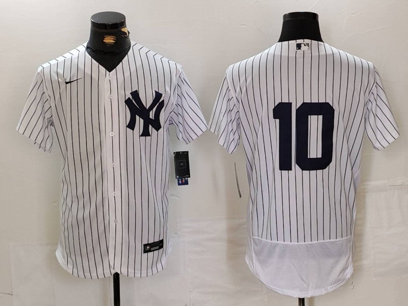 Men's New York Yankees Phil Rizzuto #10 White Replica Player Name jersey