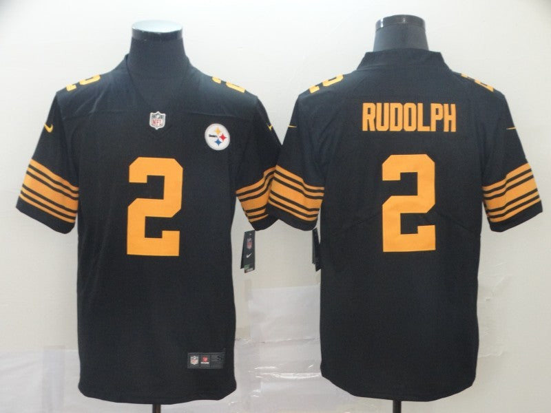 Men's Pittsburgh Steelers Mason Rudolph #2 Black Alternate Legend jersey