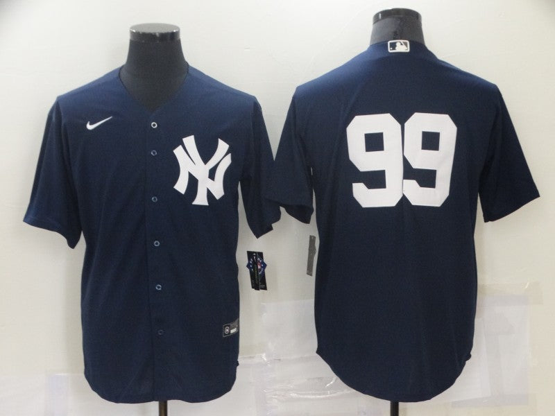 Men's New York Yankees Aaron Judge #99 Navy Replica Player Name jersey