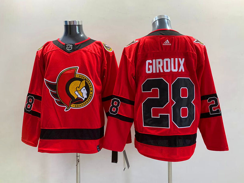 Men's Ottawa Senators Claude Giroux #28 Red Player Game jersey