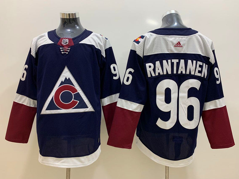 Men's Colorado Avalanche Mikko Rantanen #96 Navy Breakaway Player jersey