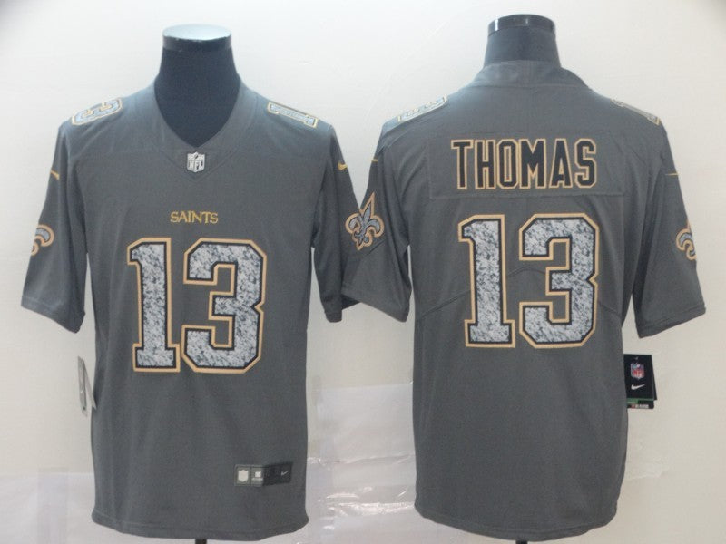 Men's New Orleans Saints Michael Thomas #13 Gray Player Game jersey