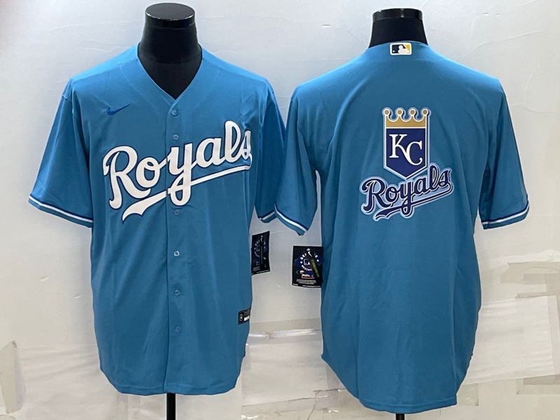 Men's Kansas City Royals Light Blue Replica Player jersey