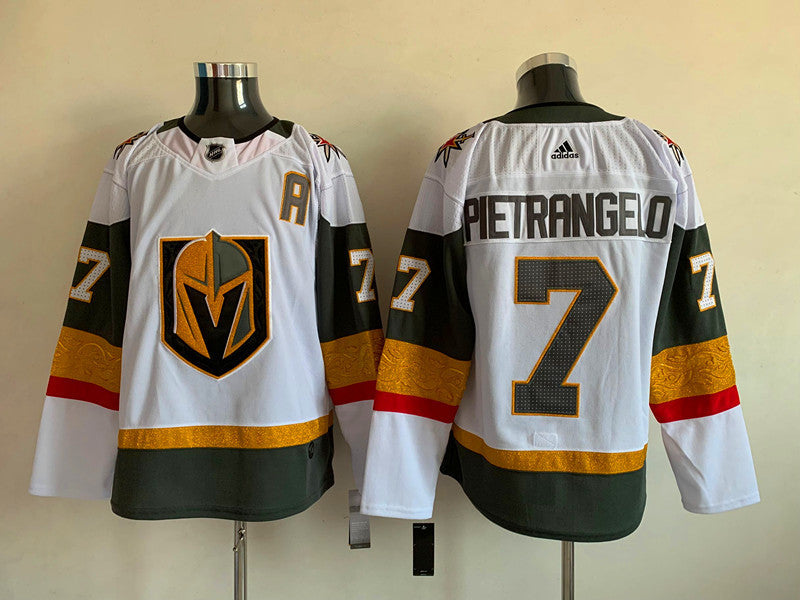 Men's Vegas Golden Knights Alex Pietrangelo #7 White Breakaway Player jersey