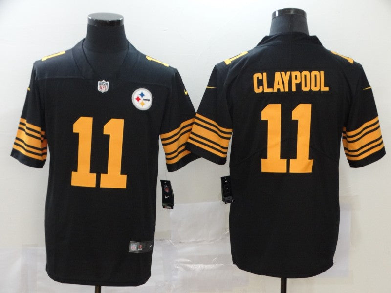 Men's Pittsburgh Steelers Chase Claypool #11 Black Alternate Legend jersey