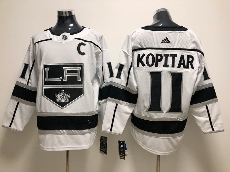 Men's Los Angeles Kings Anze Kopitar #11 White Home Breakaway Player jersey