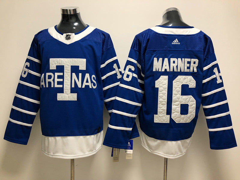 Men's Toronto Maple Leafs Mitch Marner #16 Blue Authentic Player jersey