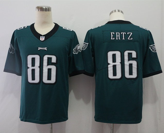 Men's Philadelphia Eagles Zach Ertz #86 Midnight Green Game jersey