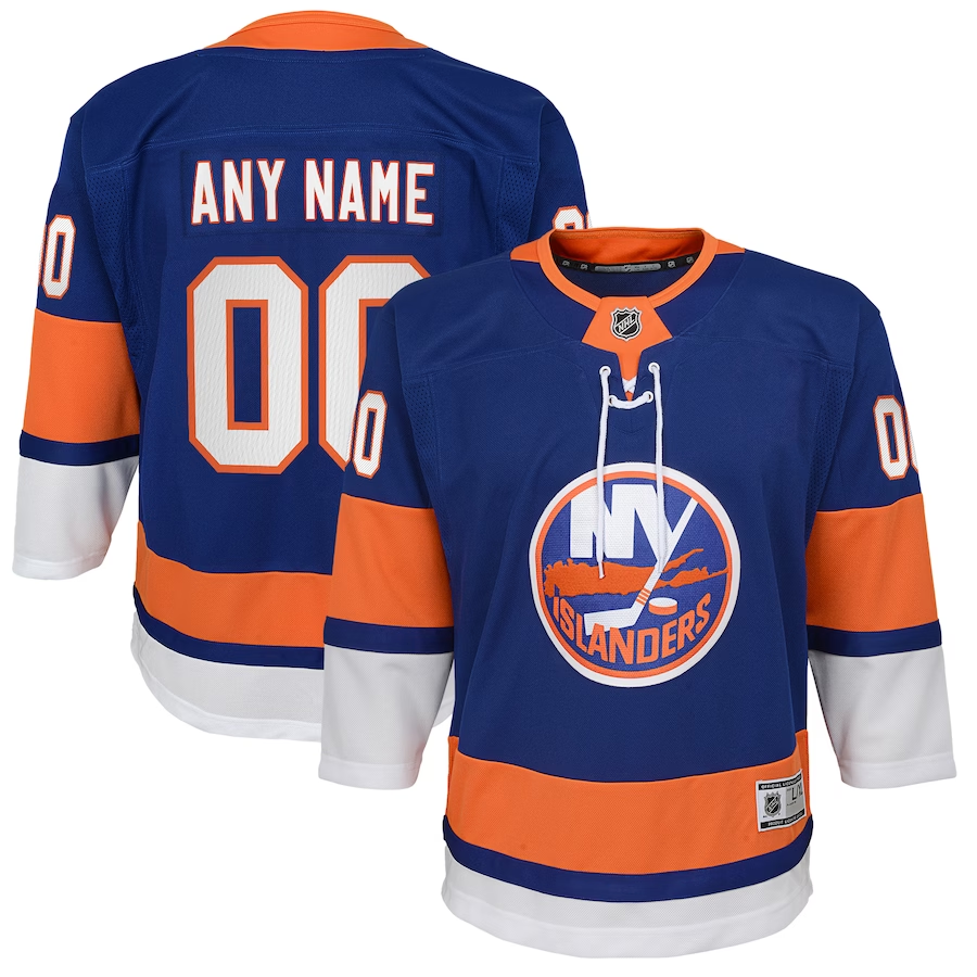 Men's New York Islanders Fanatics Branded Blue Home Breakaway Custom jersey