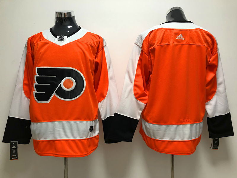 Men's Philadelphia Flyers Burnt Orange Home Premier Breakaway Blank jersey