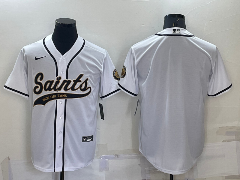 Men's New Orleans Saints White Blank jersey