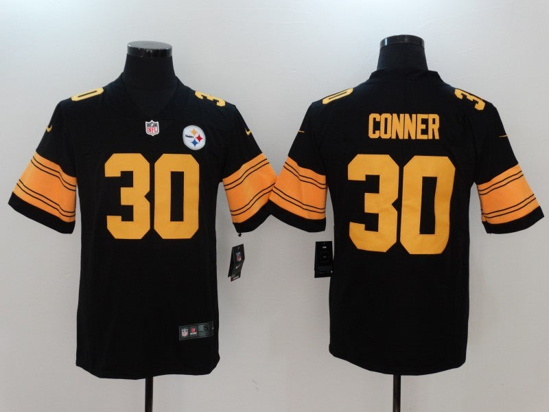 Men's Pittsburgh Steelers James Conner #30 Black Alternate Legend jersey