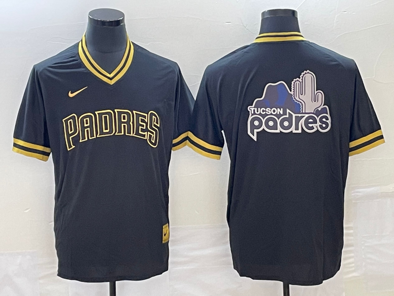 Men's San Diego Padres Black Cooperstown Collection Team jersey
