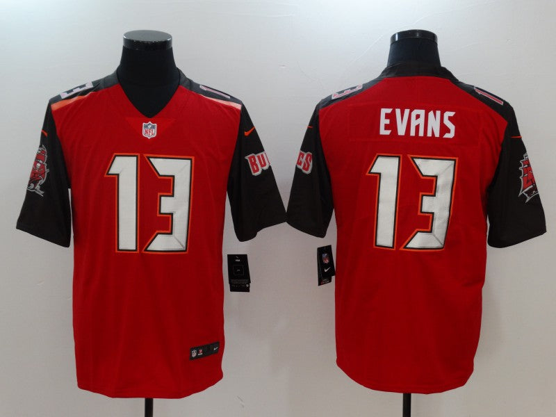 Men's Tampa Bay Buccaneers Mike Evans #13 Red Game Player jersey