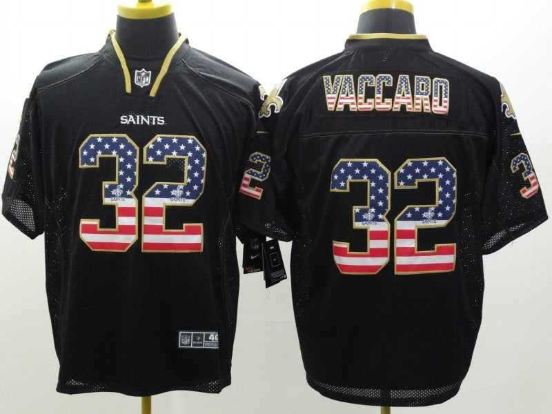 Men's New Orleans Saints Kenny Vaccaro #32 Black Player Game jersey