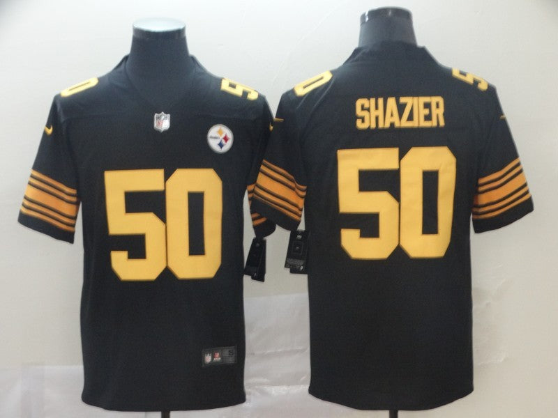 Men's Pittsburgh Steelers Ryan Shazier #50 Black Alternate Legend jersey