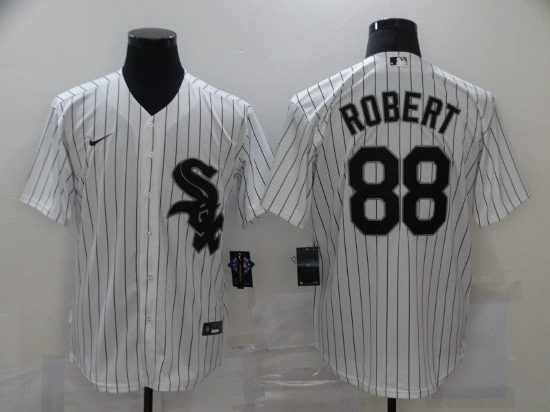 Men's Chicago White Sox Luis Robert #88 White Replica Baseball jersey