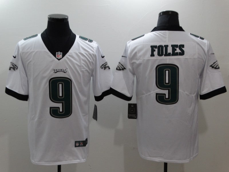 Men's Philadelphia Eagles Nick Foles #9 White Game jersey