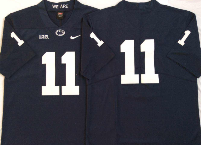 Men's Penn State Nittany Lions Micah Parsons #11 Navy Team Game Jersey