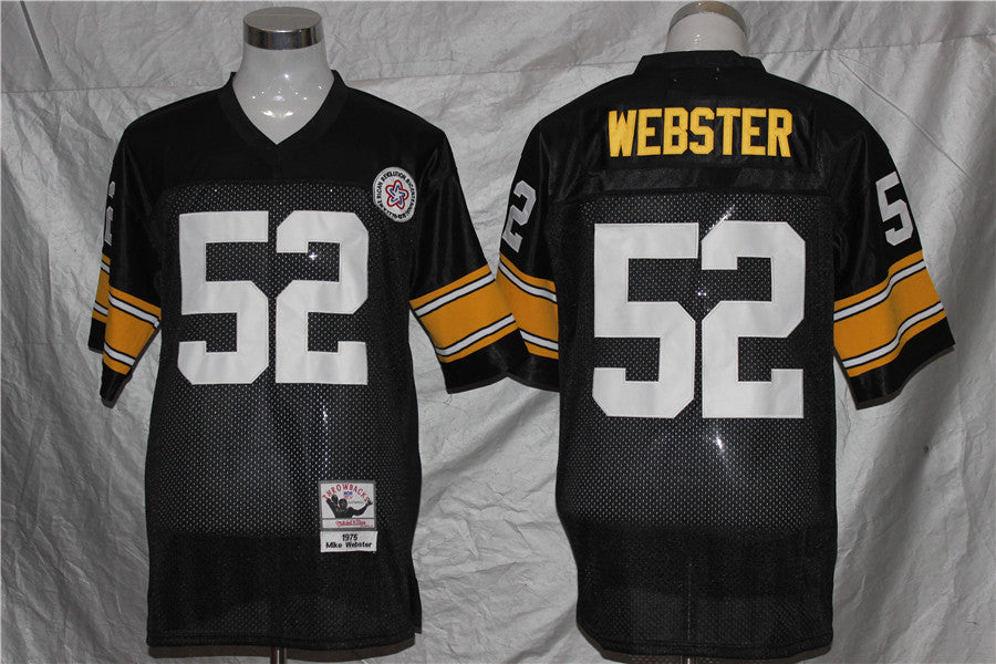 Men's Pittsburgh Steelers Mike Webster Mitchell & Ness Black Legacy Replica jersey