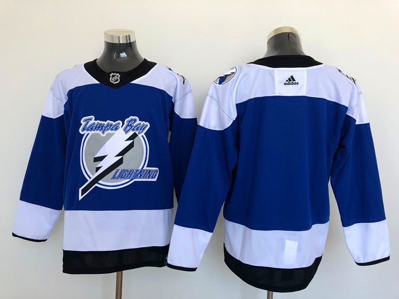 Men's Tampa Bay Lightning Blue Breakaway Player jersey