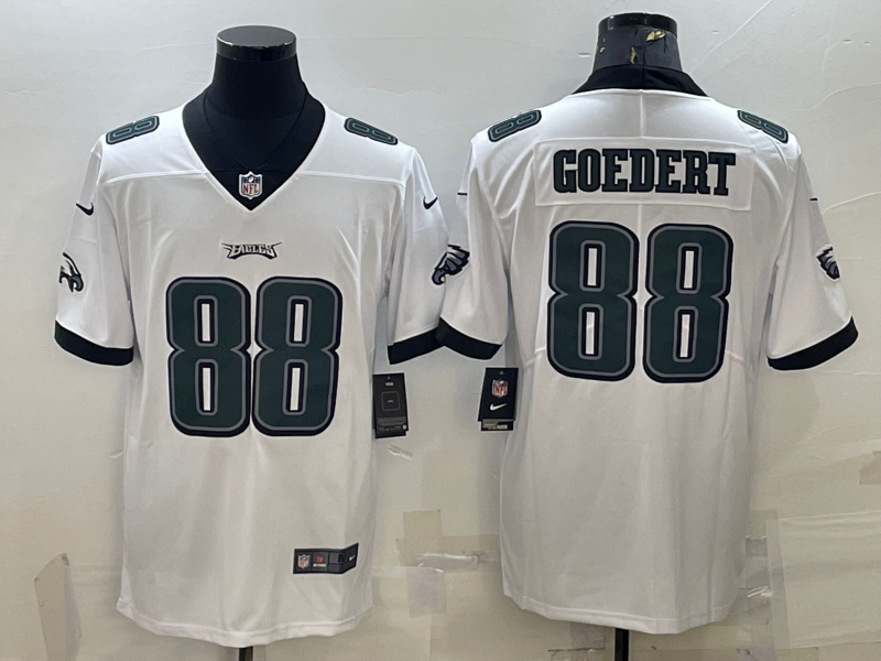 Men's Philadelphia Eagles Dallas Goedert #88 White Game jersey