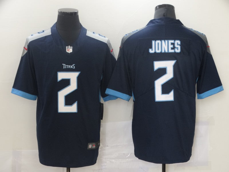 Men's Tennessee Titans Julio Jones #2 Navy Game jersey