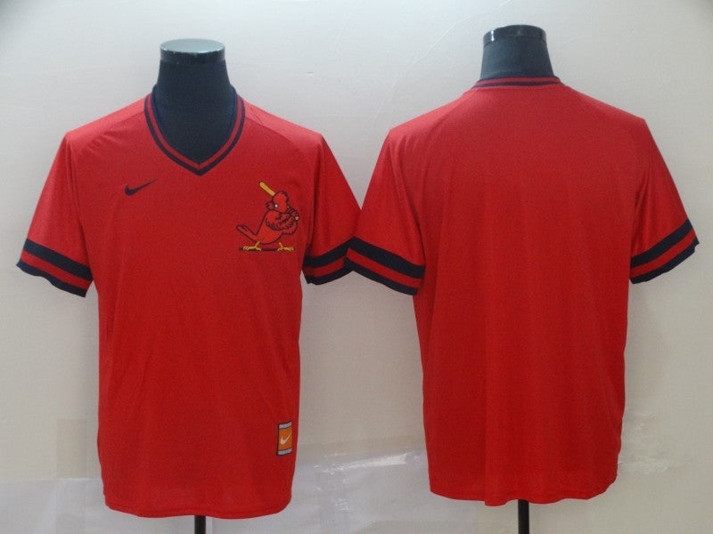 Men's St. Louis Cardinals Red Blank Replica Team jersey