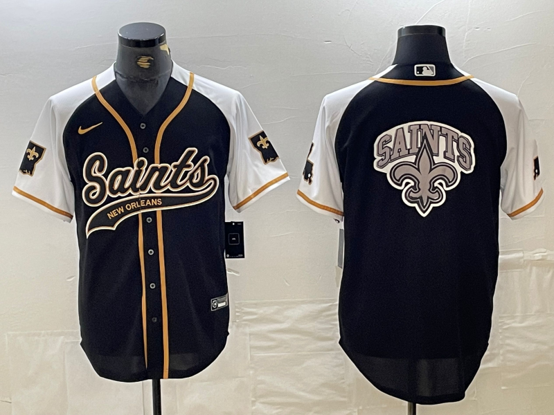 Men's New Orleans Saints Black Team Game jersey