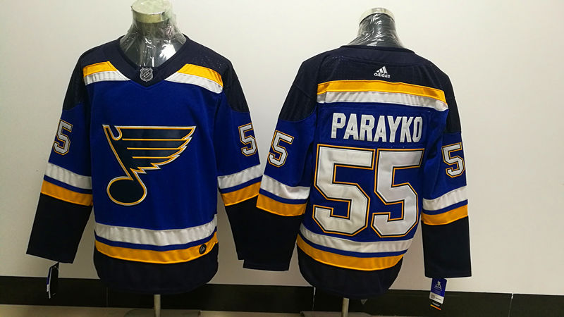 Men's St. Louis Blues Colton Parayko #55 Blue Home Breakaway Player jersey