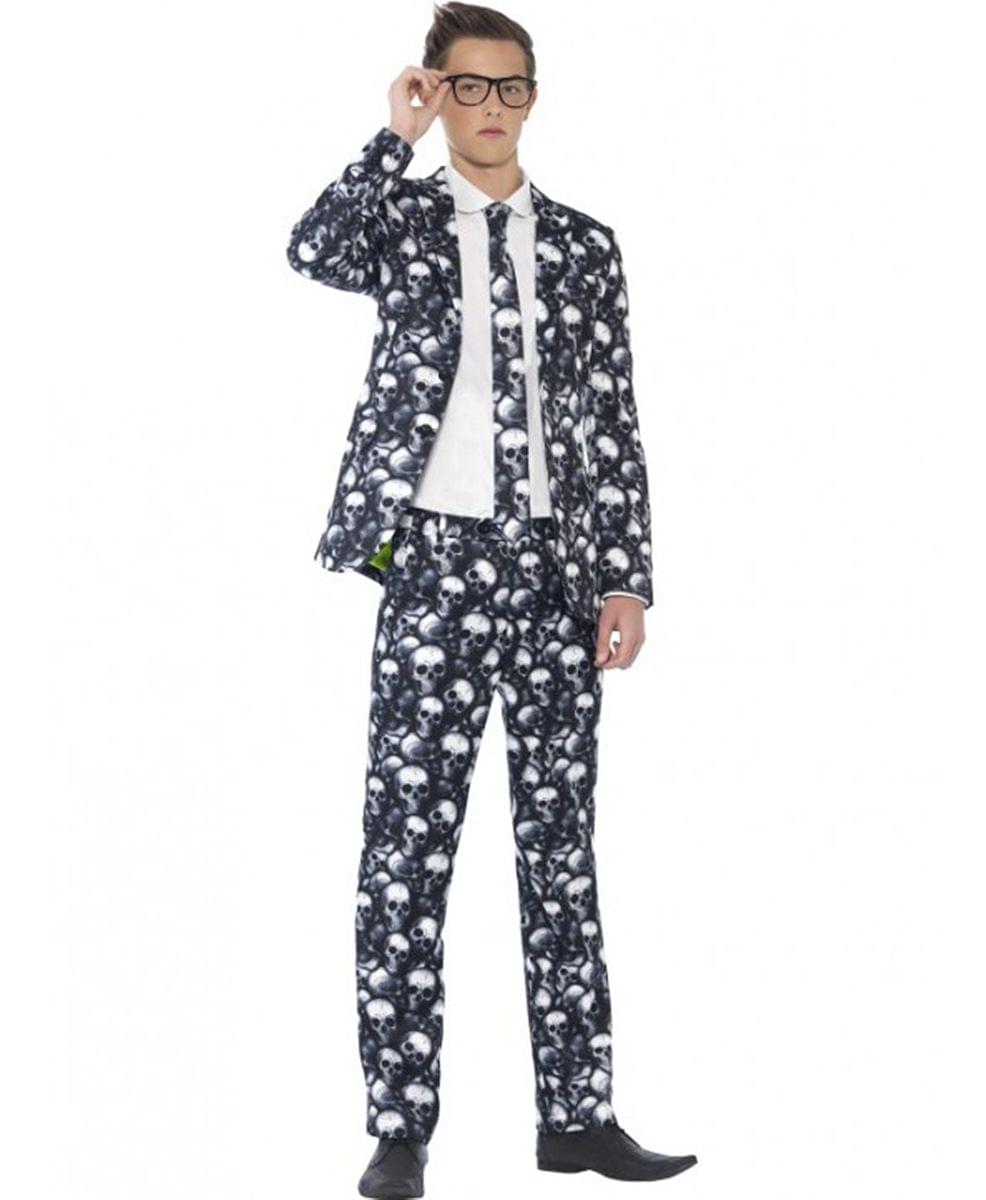 Skeleton Suit Teen Costume