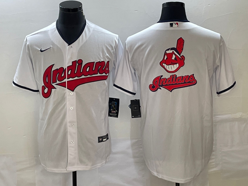 Men's Cleveland Guardians White Home Replica Team jersey