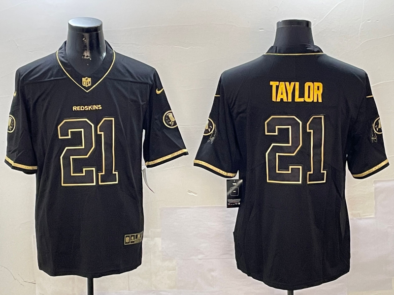Men's Washington Commanders Sean Taylor #21 Black Game jersey