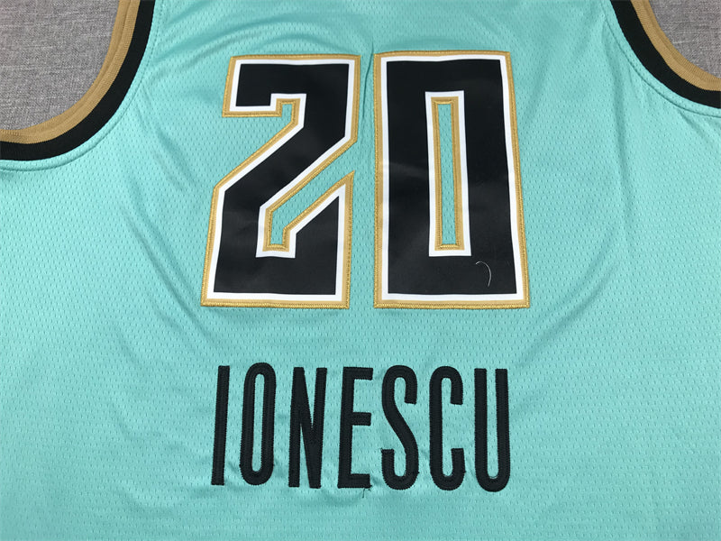 Men's New York Liberty Sabrina Ionescu #20 Teal Replica Player Jersey