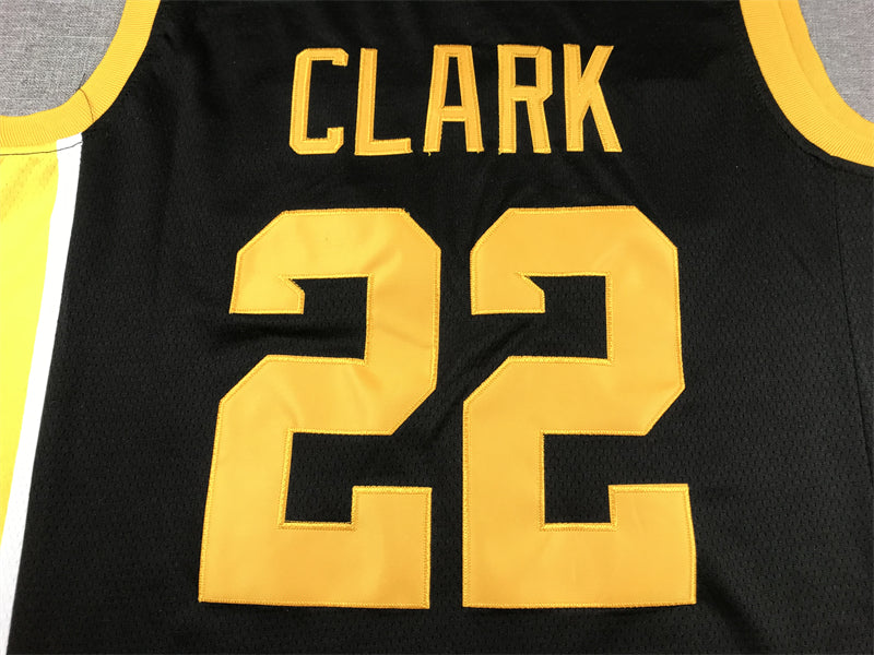 Men's Iowa Hawkeyes Caitlin Clark #22 Black Replica Player Jersey