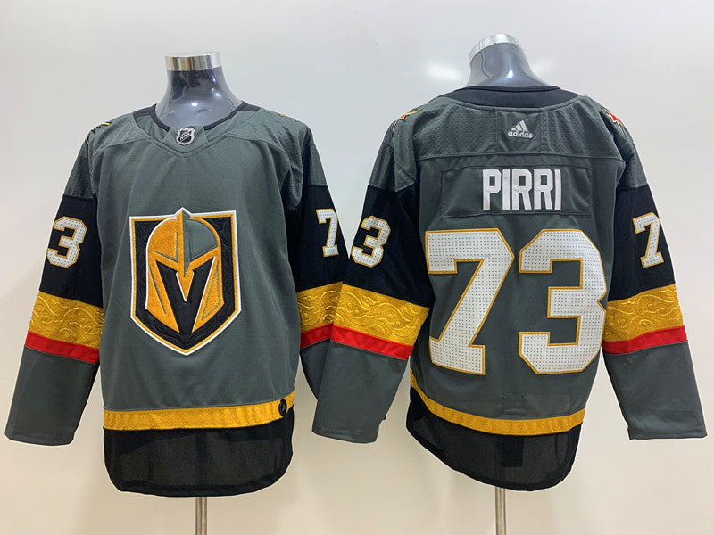 Men's Vegas Golden Knights Brandon Pirri #73 Gray Breakaway Player jersey