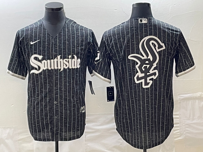 Men's Chicago White Sox Black City Connect Replica Team jersey