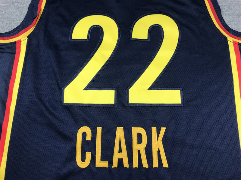 Men's Indiana Fever Caitlin Clark #22 Navy Replica Player Jersey