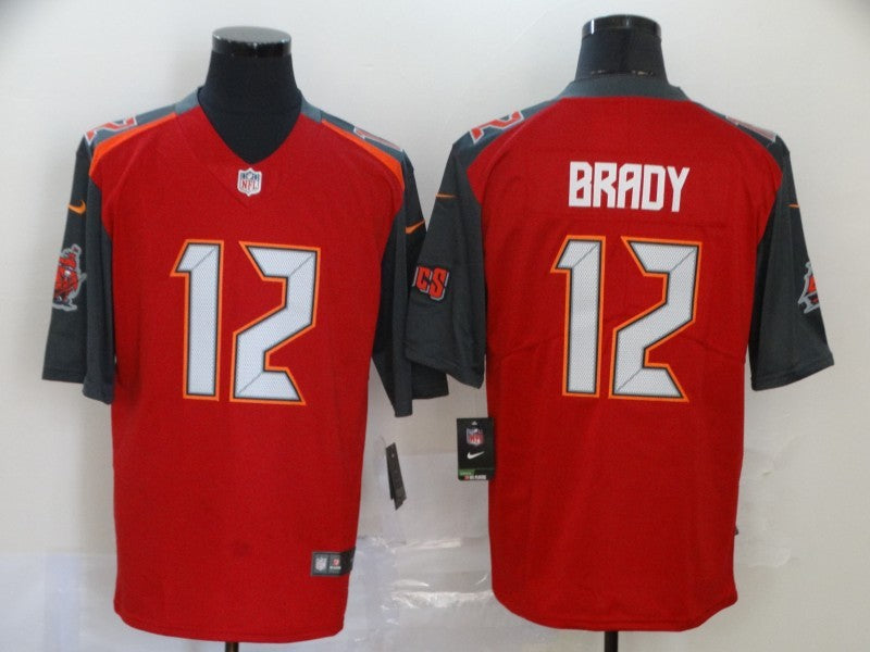 Men's Tampa Bay Buccaneers Tom Brady #12 Red Game jersey