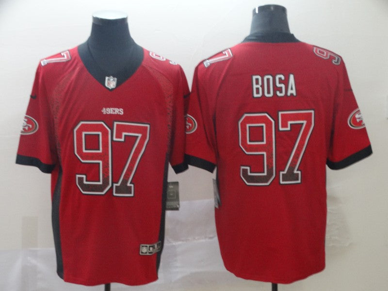 Men's San Francisco 49ers Nick Bosa #97 Red Game jersey