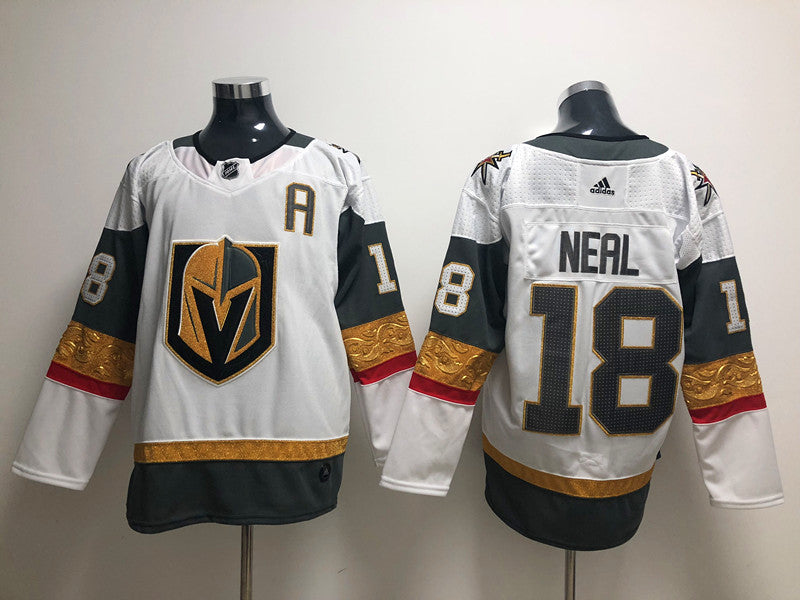 Men's Vegas Golden Knights James Neal #18 White Breakaway Player jersey