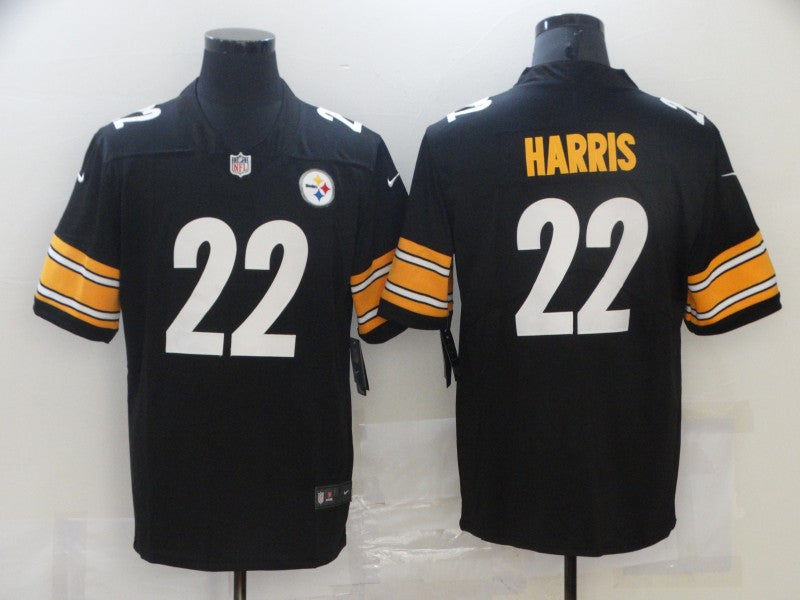 Men's Pittsburgh Steelers Najee Harris #22 Black Game jersey