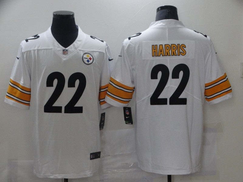 Men's Pittsburgh Steelers Najee Harris #22 White Game jersey