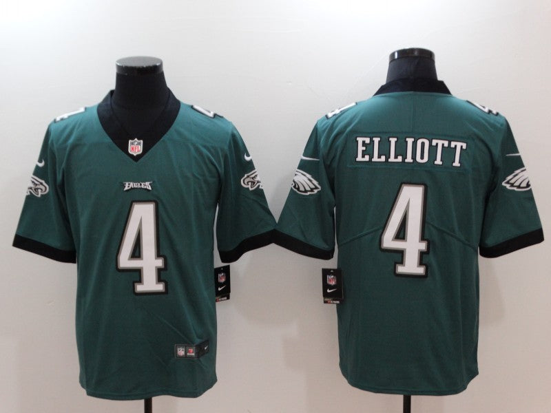 Men's Philadelphia Eagles Jake Elliott #4 Midnight Green Game jersey